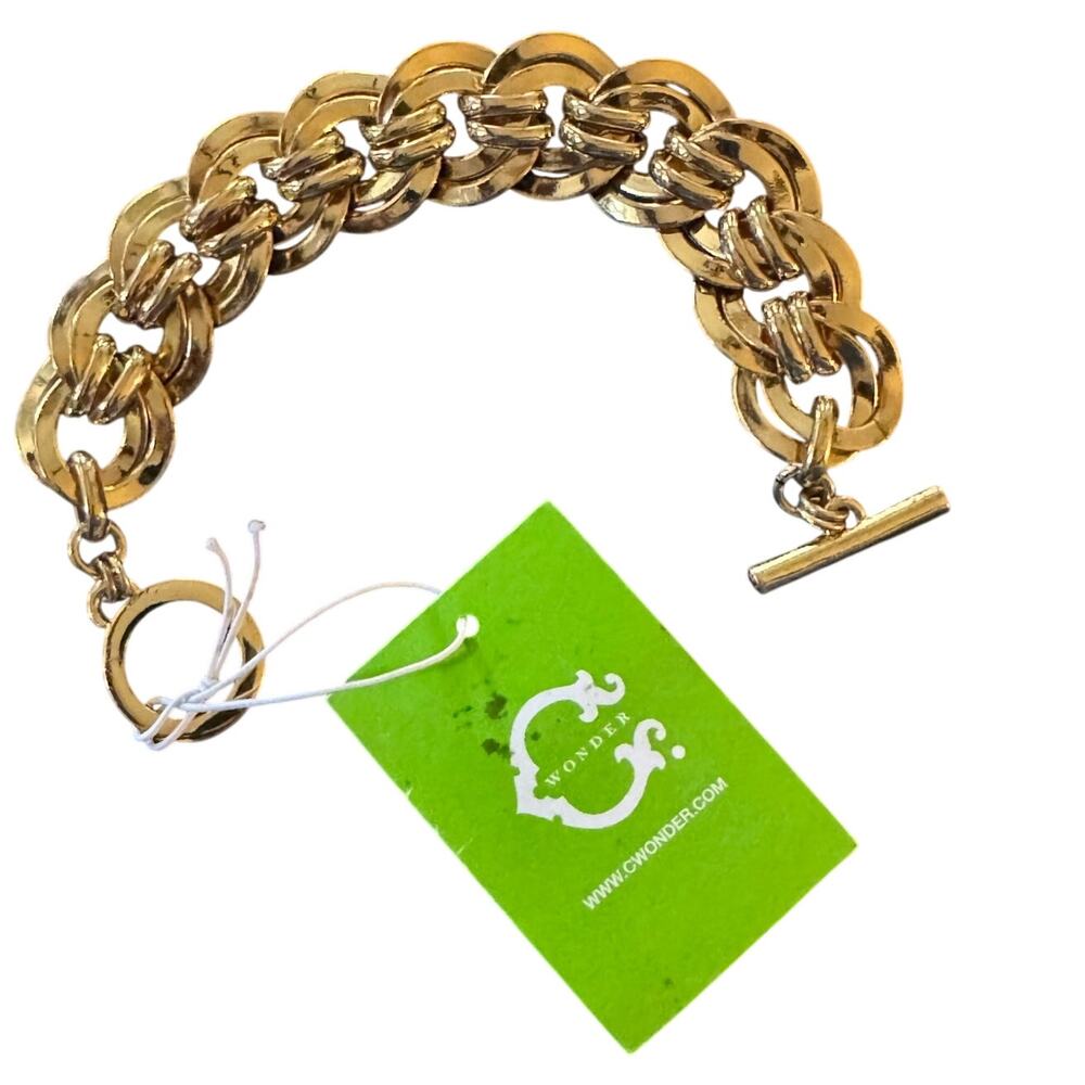 C. Wonder gold chain bracelet NWT